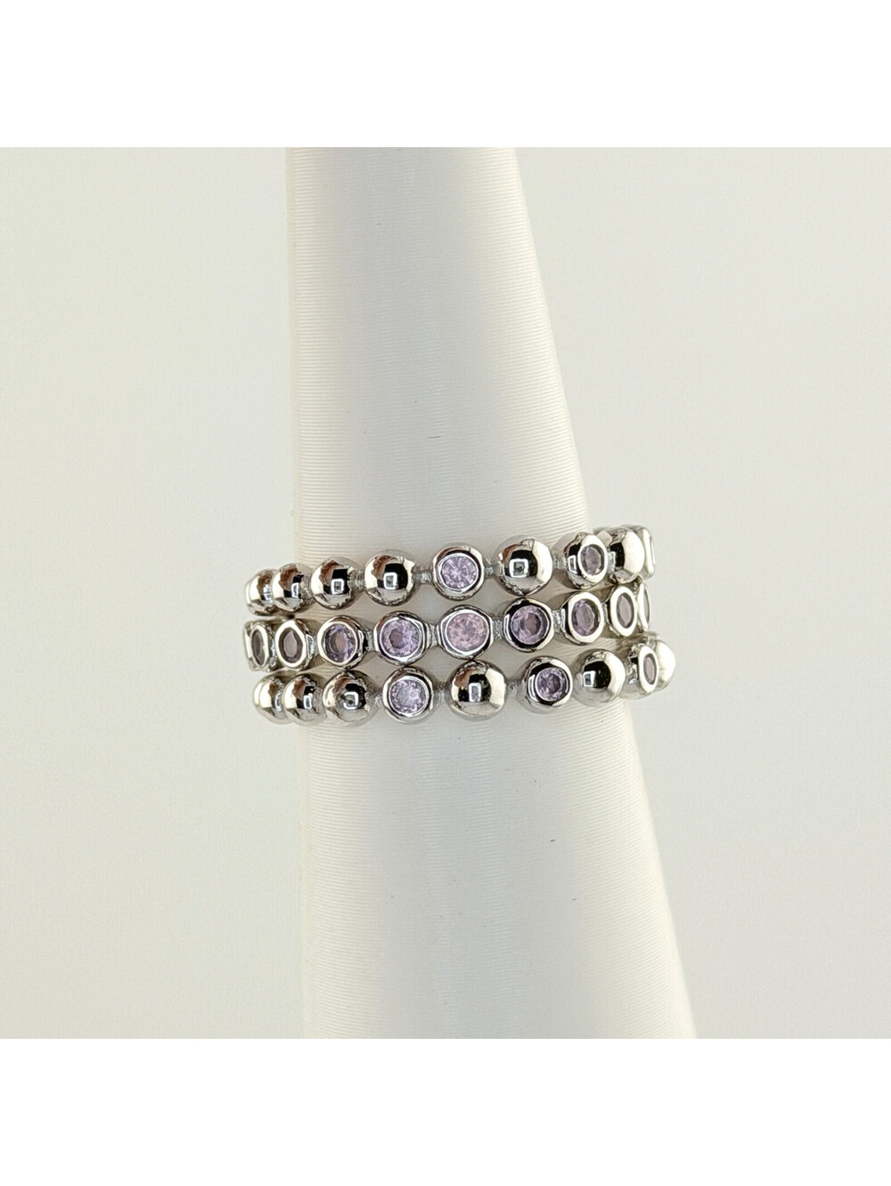 Bomb Party Sz 6 Chalcedony on .925 Sterling Farmhouse Unicorn RBP3093 RETRO